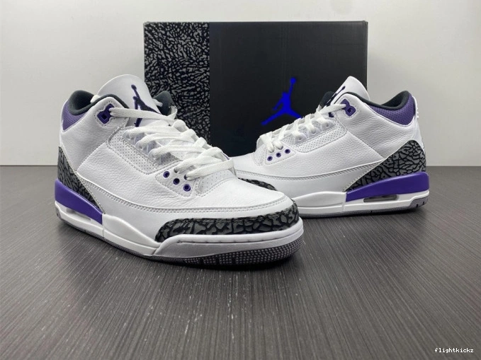 Jordan Retro CT8532-105 3 Air 'Dark Iris' 1127